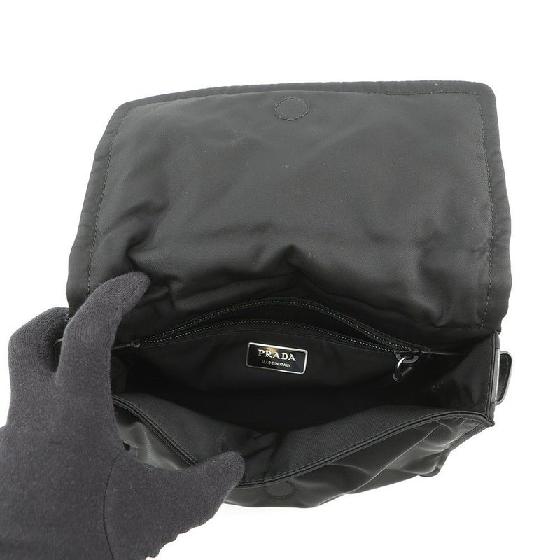 プラダ ショルダーバッグ スモール パデッド Re-Nylon ナイロン 1BD313 PRADA 黒