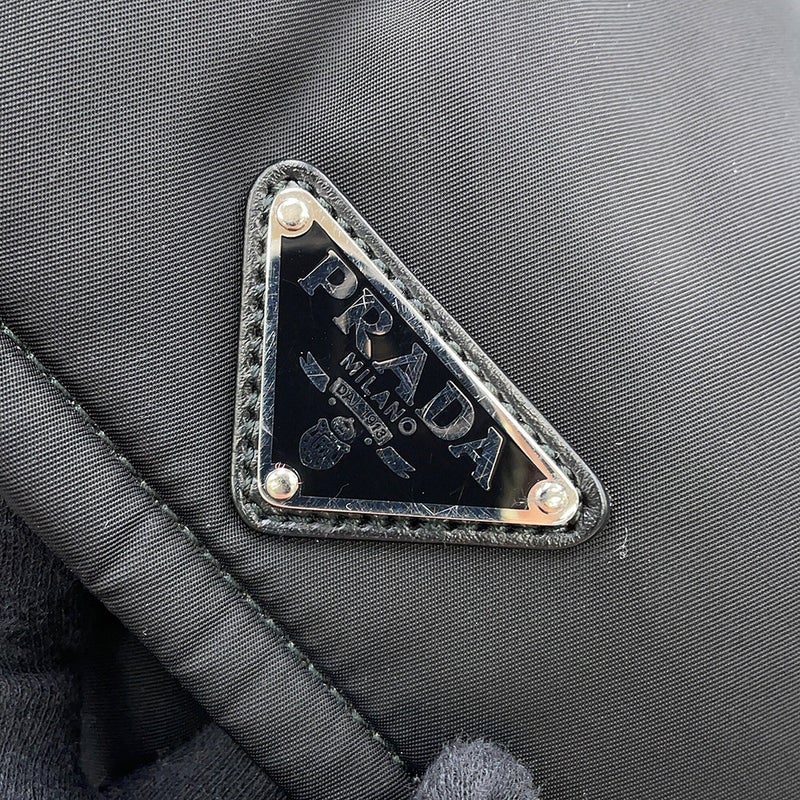 プラダ ショルダーバッグ スモール パデッド Re-Nylon ナイロン 1BD313 PRADA 黒