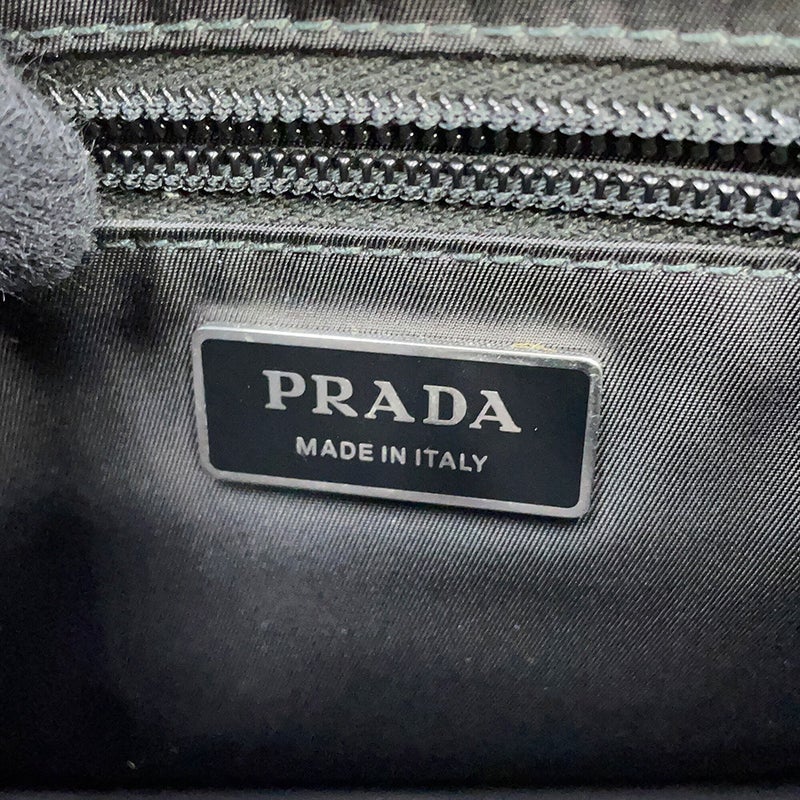 プラダ ショルダーバッグ スモール パデッド Re-Nylon ナイロン 1BD313 PRADA 黒