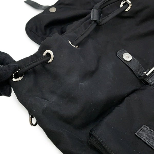 プラダ リュック ポーチ付き Re-Nylon バックパック ナイロン 1BZ811 PRADA バッグ リュックサック 黒