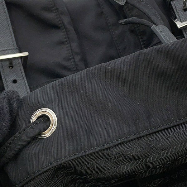 プラダ リュック ポーチ付き Re-Nylon バックパック ナイロン 1BZ811 PRADA バッグ リュックサック 黒