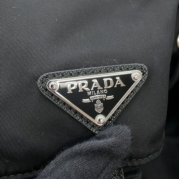 プラダ リュック ポーチ付き Re-Nylon バックパック ナイロン 1BZ811 PRADA バッグ リュックサック 黒