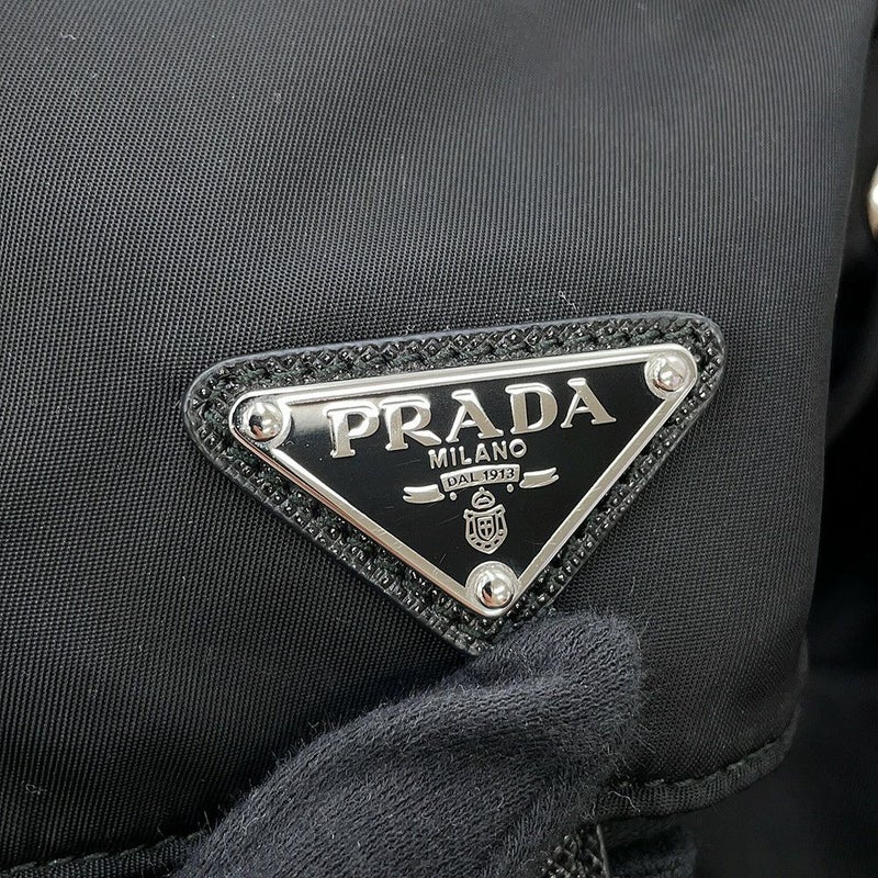 プラダ リュック ポーチ付き Re-Nylon バックパック ナイロン 1BZ811 PRADA バッグ リュックサック 黒