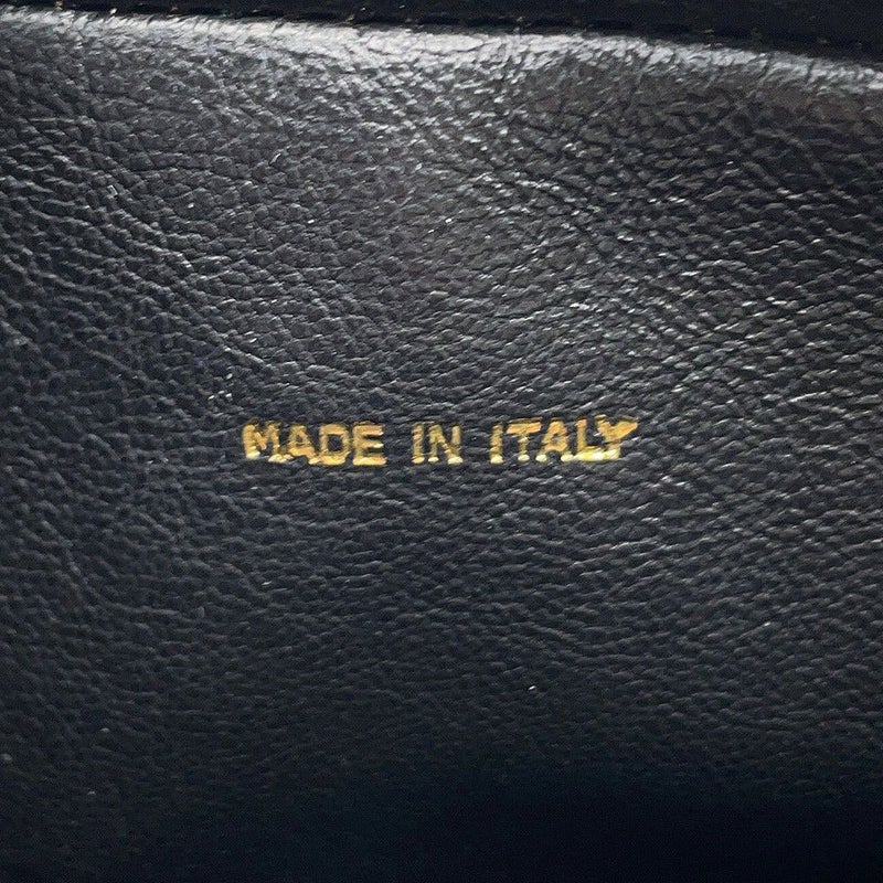 シャネル チェーンショルダーバッグ ココマーク マトラッセ フリンジ ラムスキン CHANEL 黒