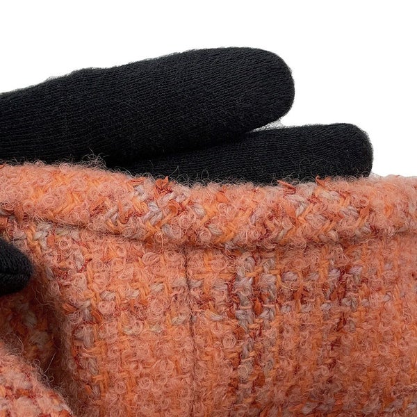 シャネル ジャケット ノーカラー ツイード ココマーク レディースサイズ40 P77694 CHANEL アウター