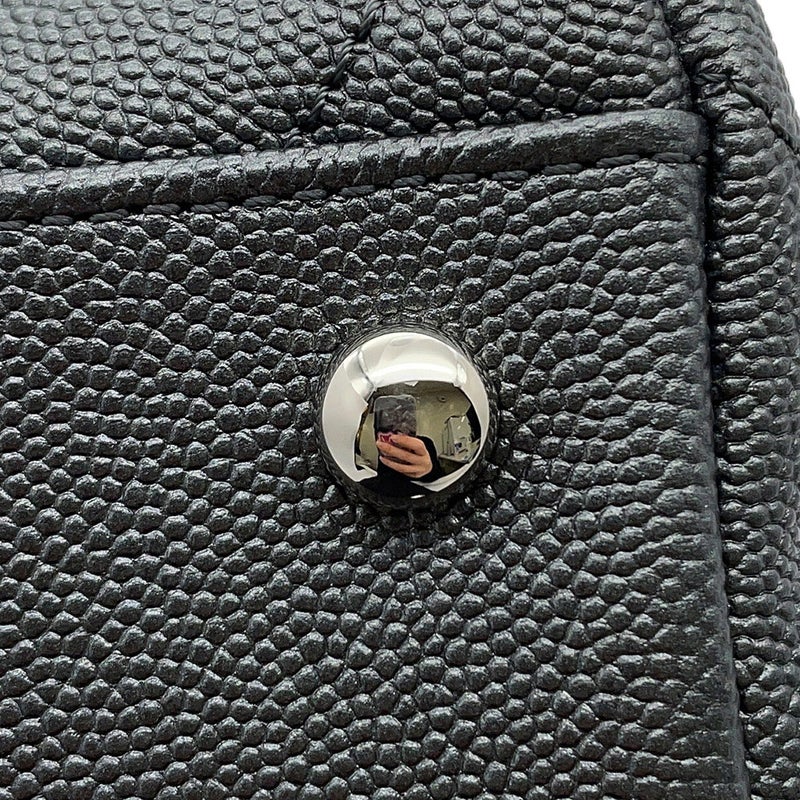 シャネル ハンドバッグ シェブロン ココマーク ハンドル ココハンドル キャビアスキン A92991 CHANEL 2wayショルダー