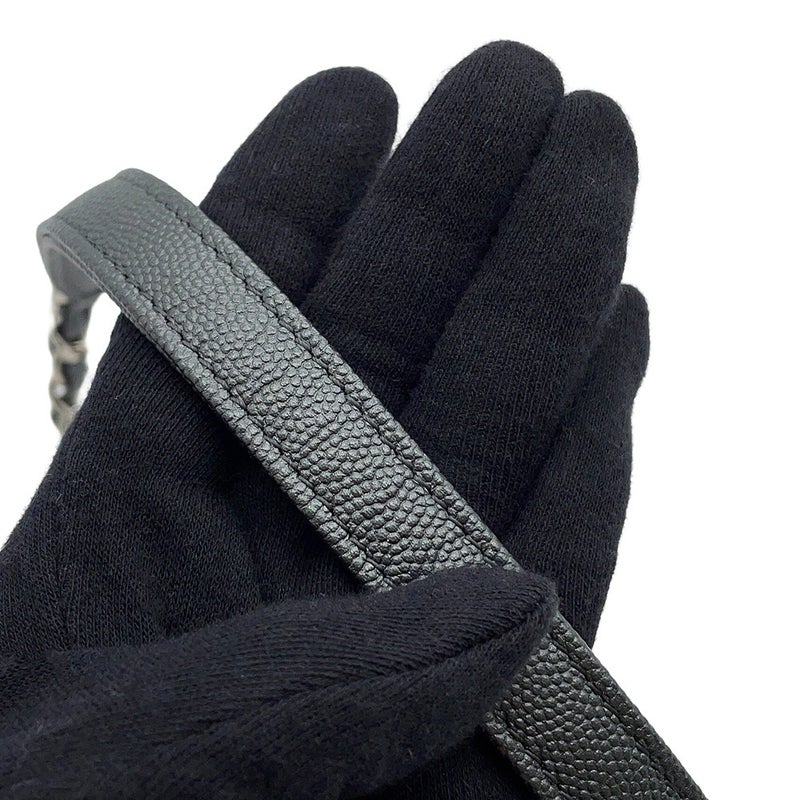 シャネル ハンドバッグ シェブロン ココマーク ハンドル ココハンドル キャビアスキン A92991 CHANEL 2wayショルダー