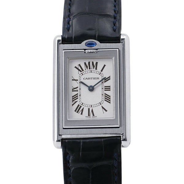 カルティエ タンクバスキュラント MM ミレニアム 限定365本 W1014558 Cartier 腕時計 シルバー文字盤