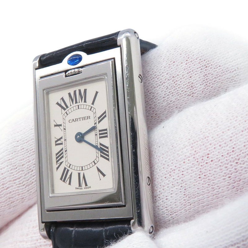 カルティエ タンクバスキュラント MM ミレニアム 限定365本 W1014558 Cartier 腕時計 シルバー文字盤