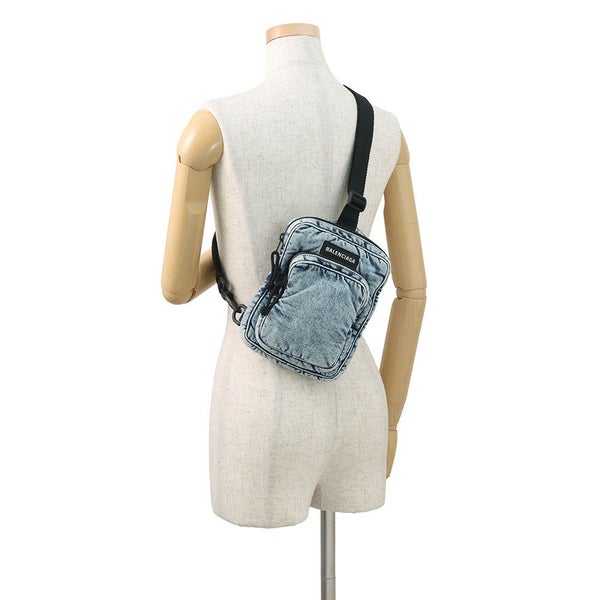 バレンシアガ ボディバッグ クロスボディ メッセンジャーバッグ パフィーデニム 620260 BALENCIAGA