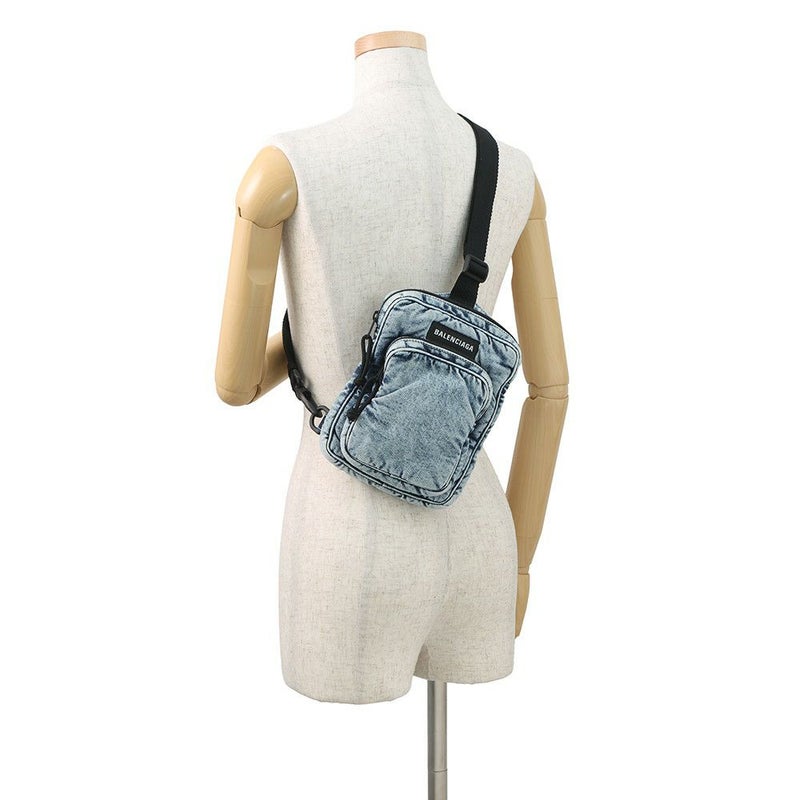 バレンシアガ ボディバッグ クロスボディ メッセンジャーバッグ パフィーデニム 620260 BALENCIAGA
