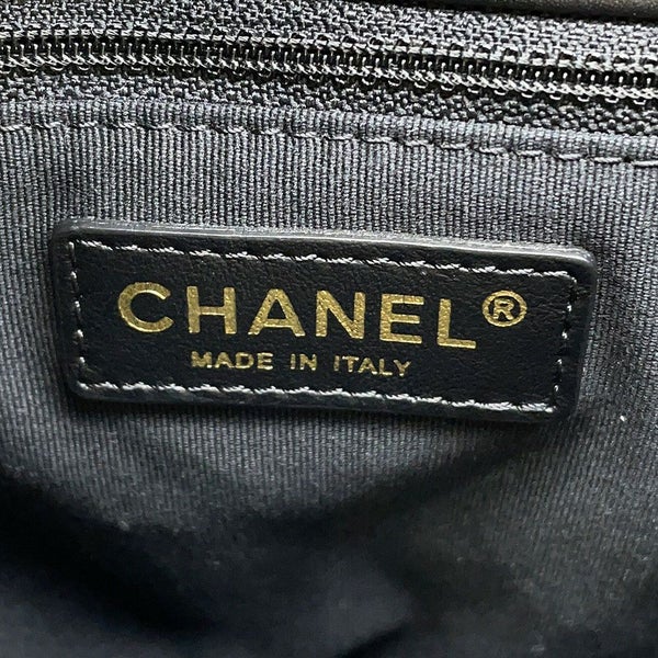 シャネル チェーンショルダーバッグ バケット ココマーク マトラッセ ラムスキン AS3946 CHANEL ポーチ付き 黒