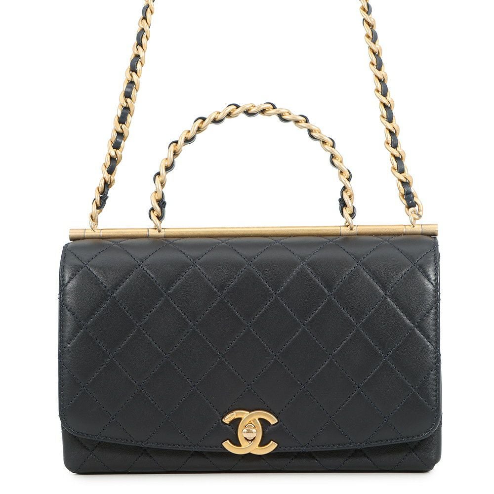 シャネル チェーンショルダーバッグ マトラッセ トップハンドル ラムスキン AS1749 CHANEL 2wayショルダーバッグ シャネル チェーンショルダーバッグ マトラッセ ラムスキン AS1749