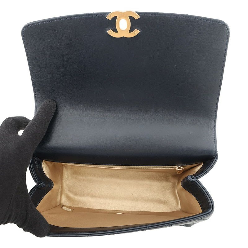 シャネル チェーンショルダーバッグ マトラッセ トップハンドル ラムスキン AS1749 CHANEL 2wayショルダーバッグ