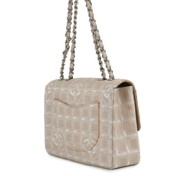 シャネル チェーンショルダーバッグ ココマーク ニュートラベルライン ナイロンジャガード A15285 CHANEL