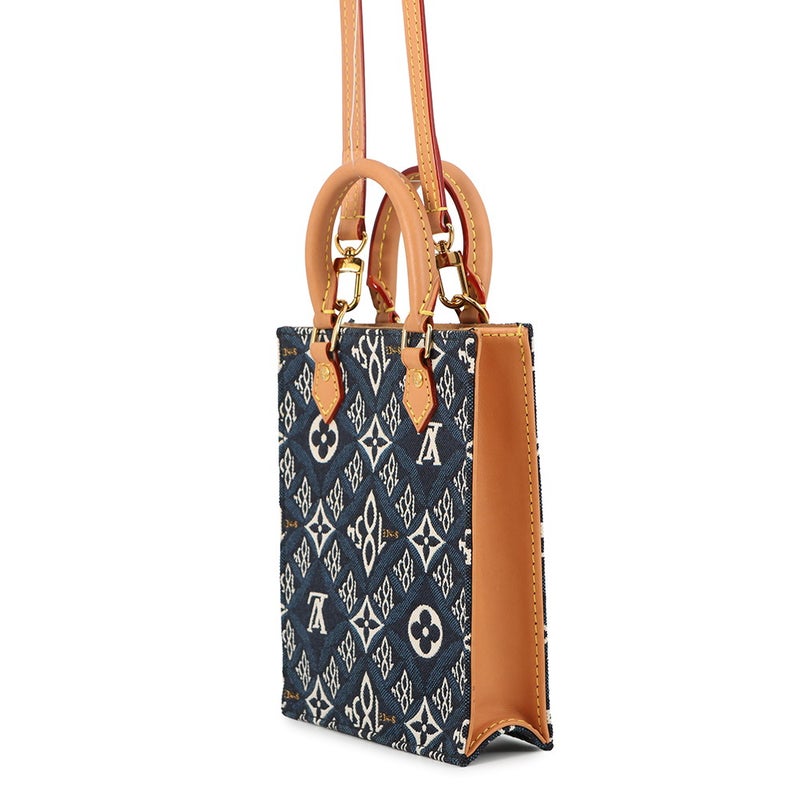 ルイヴィトン ハンドバッグ モノグラム・ジャガード Since1854 プティット・サックプラ M80288 ミニバッグ 2way ショルダー