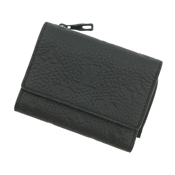 ルイヴィトン 三つ折り財布 モノグラム・パターン/トリヨンレザー ポルトフォイユ・パイロット M82556 旧型金具 黒 ブラック