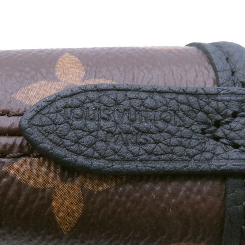 ルイヴィトン トートバッグ モノグラム/グレインレザー ネヴァーフル・インサイドアウト BB M12099 2way ショルダー 黒 ブラック