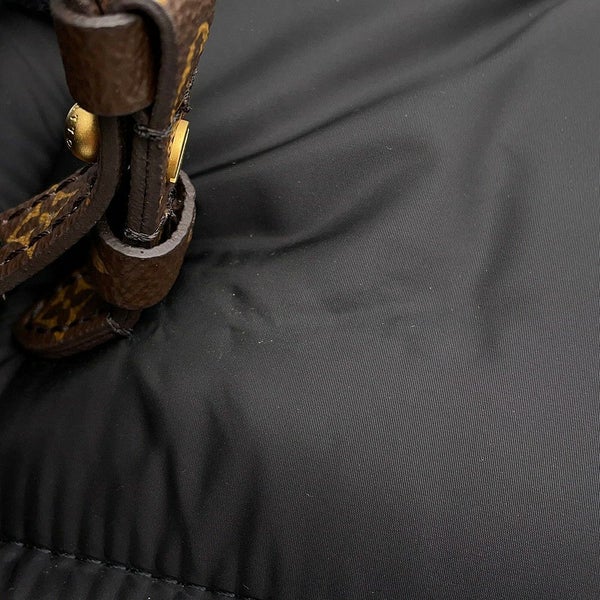 ルイヴィトン リュック リサイクルナイロン/モノグラム LV ピローバックパック M58981 LOUIS VUITTON ブラック 黒