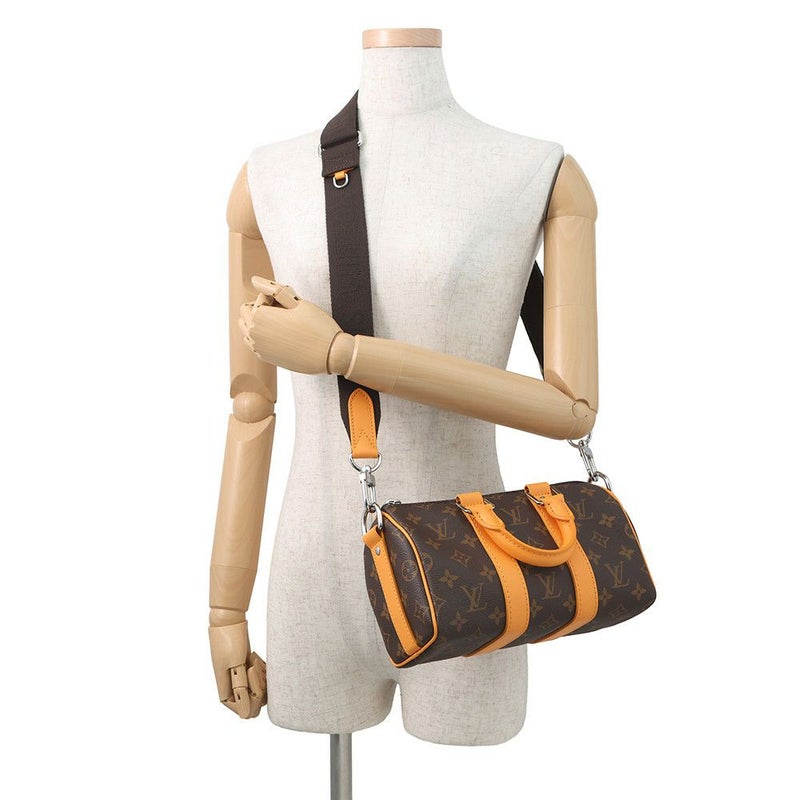 ルイヴィトン ハンドバッグ モノグラム・マカサー キーポル・バンドリエール 25 M12733 2way バッグ LV カラーマニア コレクション