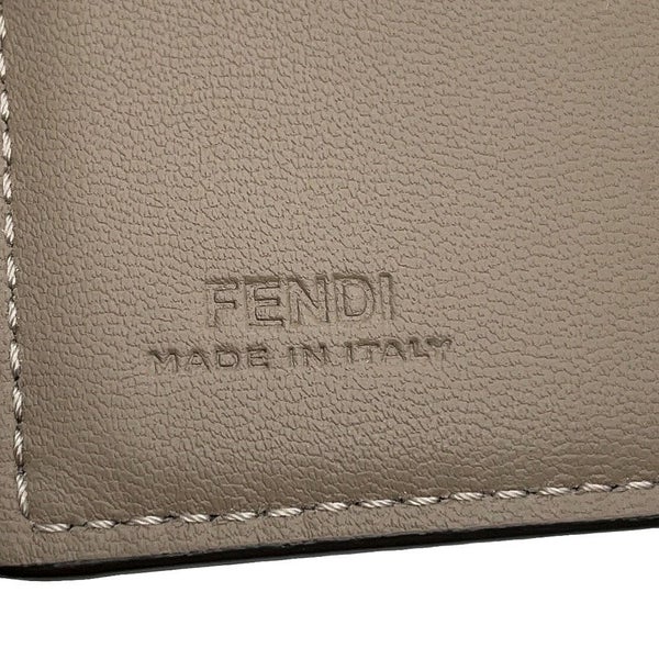フェンディ 三つ折り財布 バケット マイクロ ナッパレザー 8M0395 FENDI 財布 折りたたみ コンパクトウォレット