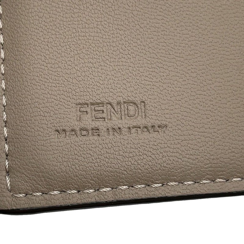 フェンディ 三つ折り財布 バケット マイクロ ナッパレザー 8M0395 FENDI 財布 折りたたみ コンパクトウォレット