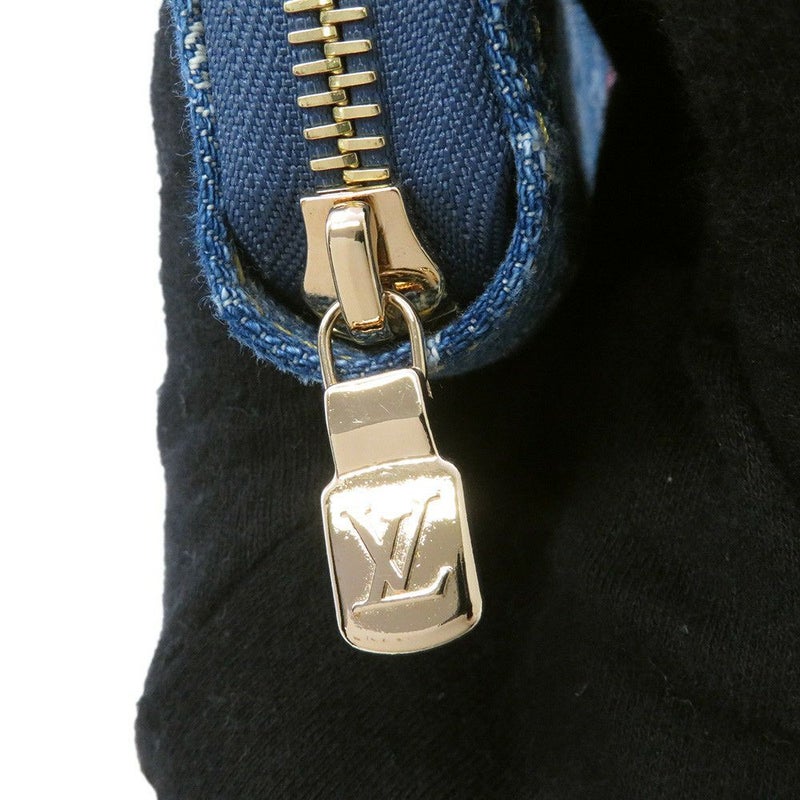 ルイヴィトン 長財布 モノグラム・チェリー デニム LV × TM ジッピー・ウォレット M23161 村上隆コラボ