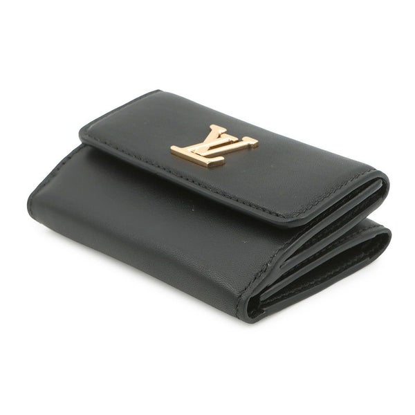 ルイヴィトン 三つ折り財布 カーフレザー ミニ トリフォールド ウォレット・LV ブルーム M15081 黒 ブラック
