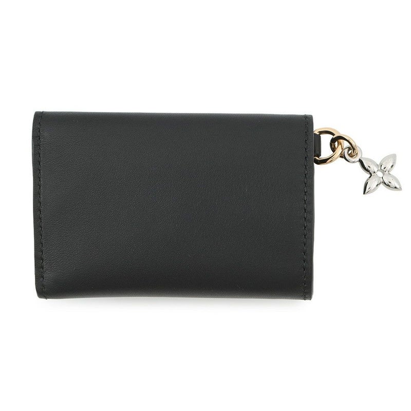 ルイヴィトン 三つ折り財布 カーフレザー ミニ トリフォールド ウォレット・LV ブルーム M15081 黒 ブラック