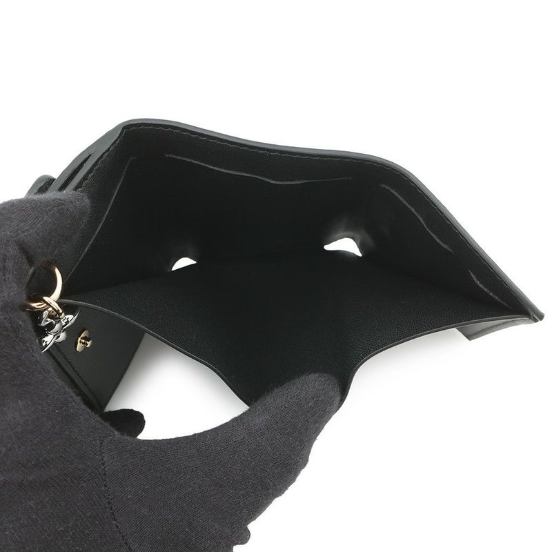 ルイヴィトン 三つ折り財布 カーフレザー ミニ トリフォールド ウォレット・LV ブルーム M15081 黒 ブラック