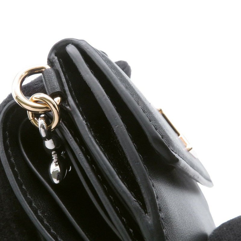 ルイヴィトン 三つ折り財布 カーフレザー ミニ トリフォールド ウォレット・LV ブルーム M15081 黒 ブラック