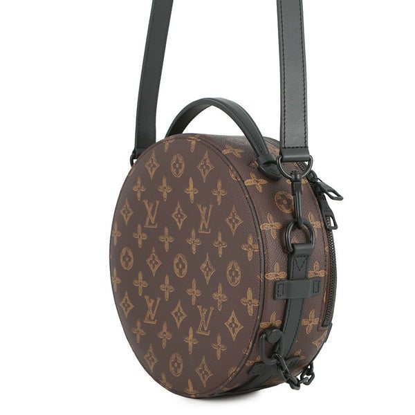 ルイヴィトン ショルダーバッグ モノグラム ホイール・ボックス M59706 LOUIS VUITTON 黒 ブラック ヴァージル･アブロー