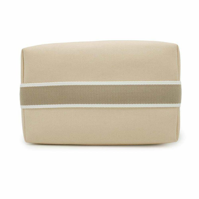 エルメス ポーチ ブリッド・ア・ブラックGM ベージュ/シルバー金具 キャンバス HERMES バッグ 小物入れ