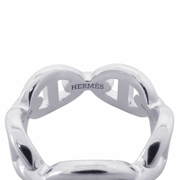 エルメス リング シェーヌダンクル アンシェネPM SV925シルバー リングサイズ50 HERMES ジュエリー