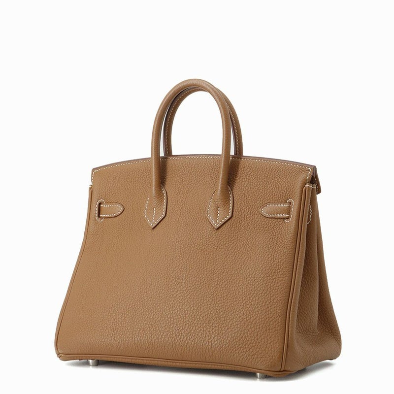 エルメス バーキン25 ゴールド/シルバー金具 トゴ C刻印 HERMES Birkin ハンドバッグ