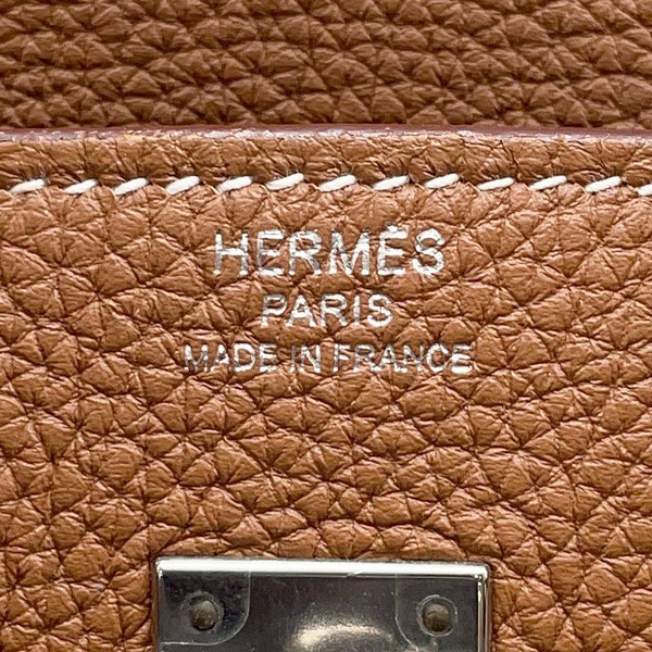 エルメス バーキン25 ゴールド/シルバー金具 トゴ C刻印 HERMES Birkin ハンドバッグ