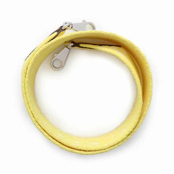 エルメス ショルダーストラップ バンドリエール サングル ジグザグ ジョーヌシトロン/シルバー金具 D刻印