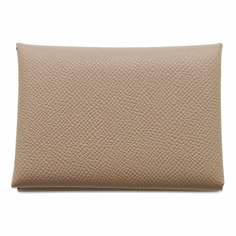 エルメス コインケース カルヴィ デュオ エトゥープ/シルバー金具 エプソン W刻印 HERMES 財布