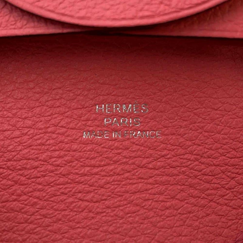 エルメス コインケース バスティア ローズアザレ エバーカラー W刻印 HERMES 小銭入れ