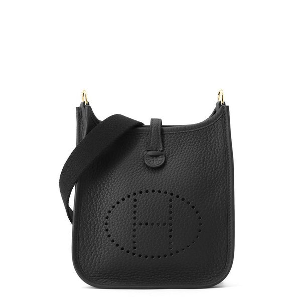 エルメス エブリンTPM 111cm アマゾン ブラック/ゴールド金具 トリヨンクレマンス K刻印 黒