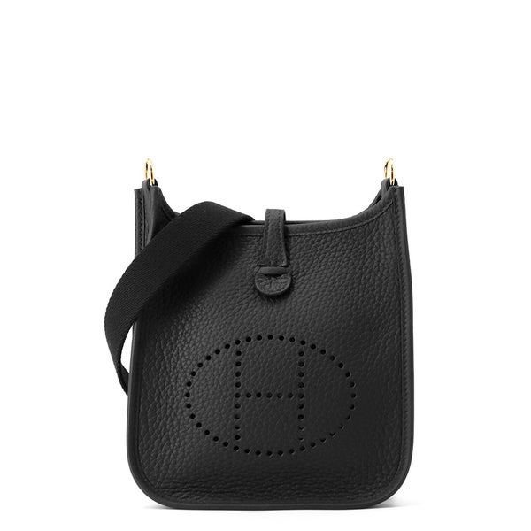 エルメス エブリンTPM 111cm アマゾン ブラック/ゴールド金具 トリヨンクレマンス K刻印 黒