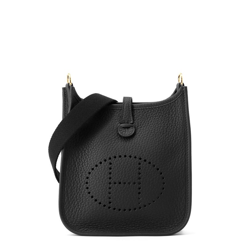 エルメス エブリンTPM 111cm アマゾン ブラック/ゴールド金具 トリヨンクレマンス K刻印 黒