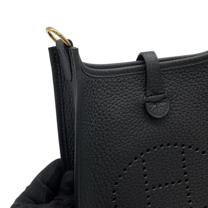 エルメス エブリンTPM 111cm アマゾン ブラック/ゴールド金具 トリヨンクレマンス K刻印 黒