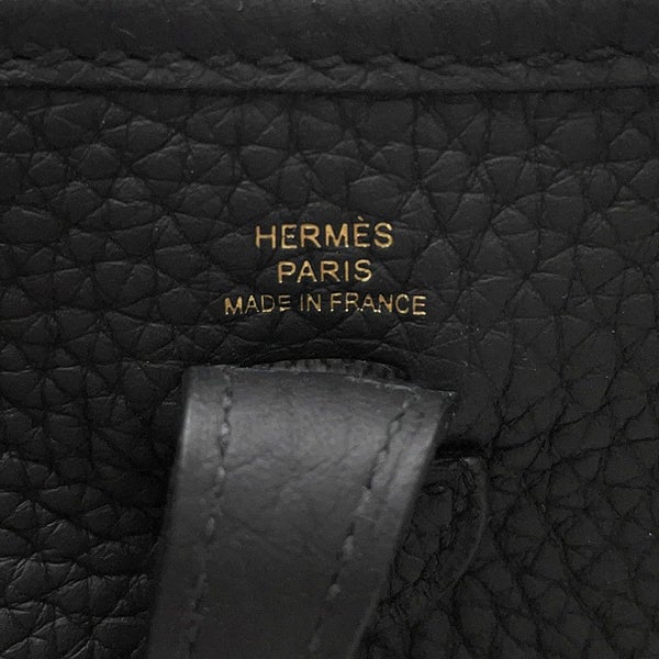 エルメス エブリンTPM 111cm アマゾン ブラック/ゴールド金具 トリヨンクレマンス K刻印 黒