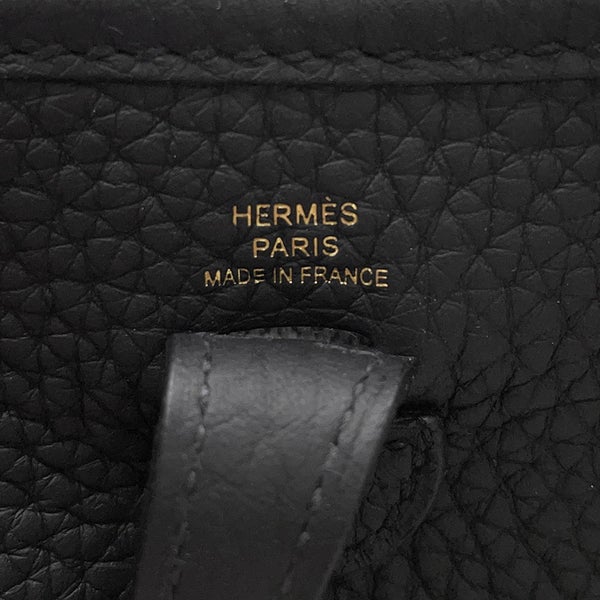 エルメス エブリンTPM 111cm アマゾン ブラック/ゴールド金具 トリヨンクレマンス K刻印 黒