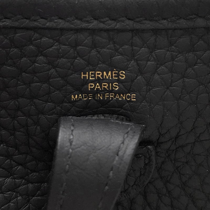 エルメス エブリンTPM 111cm アマゾン ブラック/ゴールド金具 トリヨンクレマンス K刻印 黒