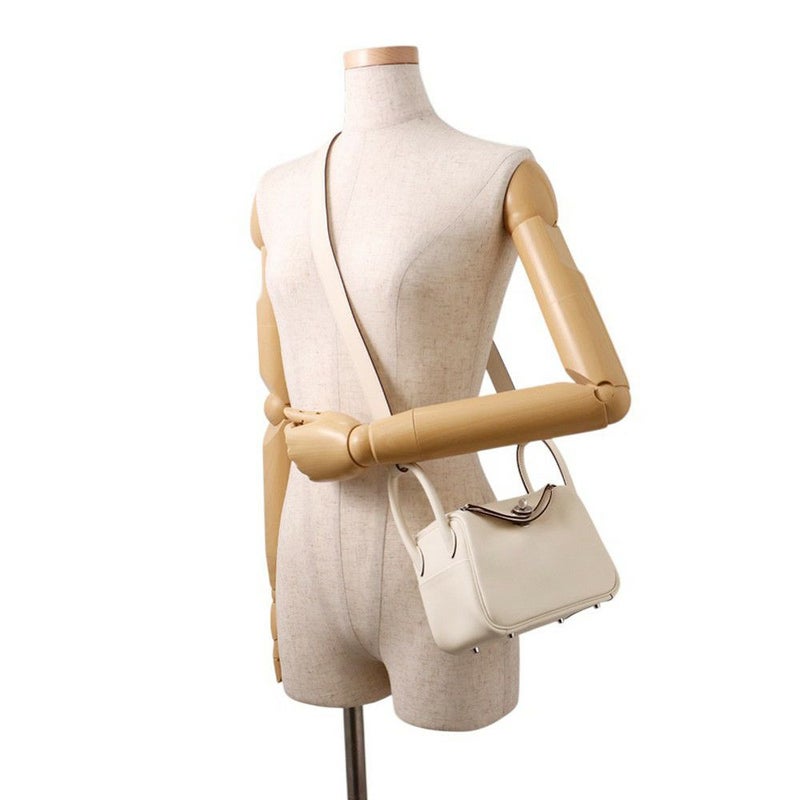 エルメス リンディ ミニ ナタ/シルバー金具 スイフト K刻印 ２wayショルダー