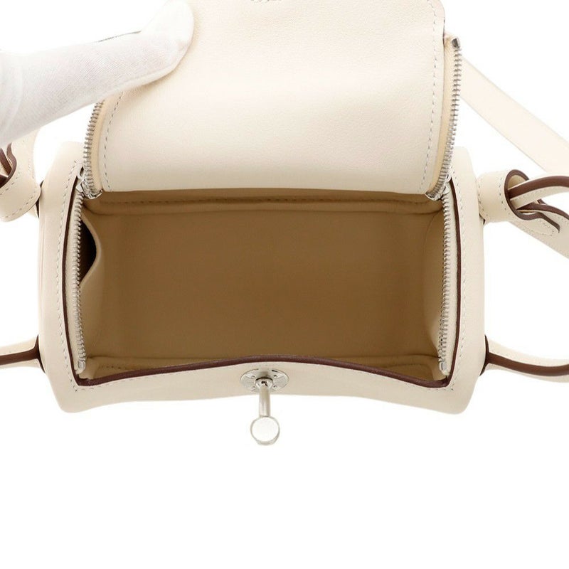 エルメス リンディ ミニ ナタ/シルバー金具 スイフト K刻印 ２wayショルダー