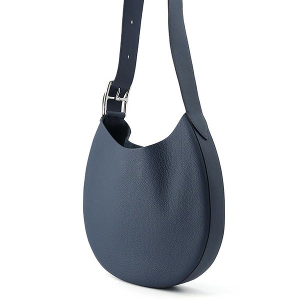 エルメス ショルダーバッグ アルソン ブルードプリュス/シルバー金具 トゴ B刻印