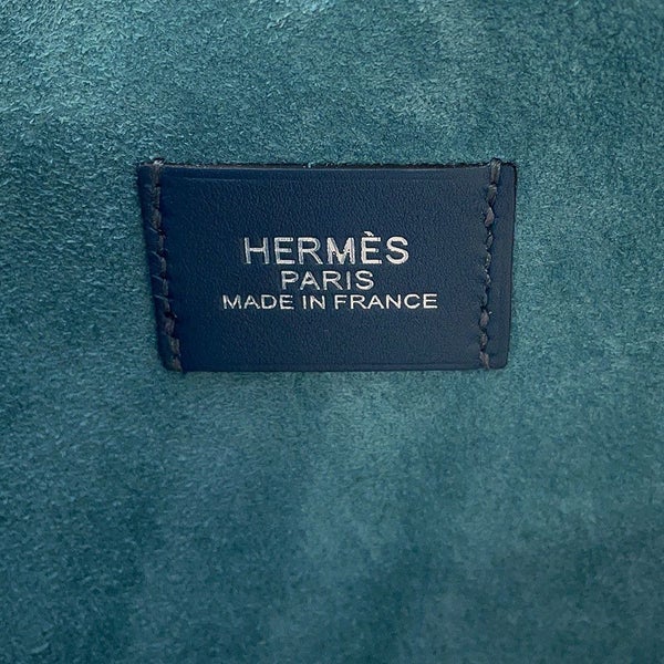 エルメス ショルダーバッグ アルソン ブルードプリュス/シルバー金具 トゴ B刻印